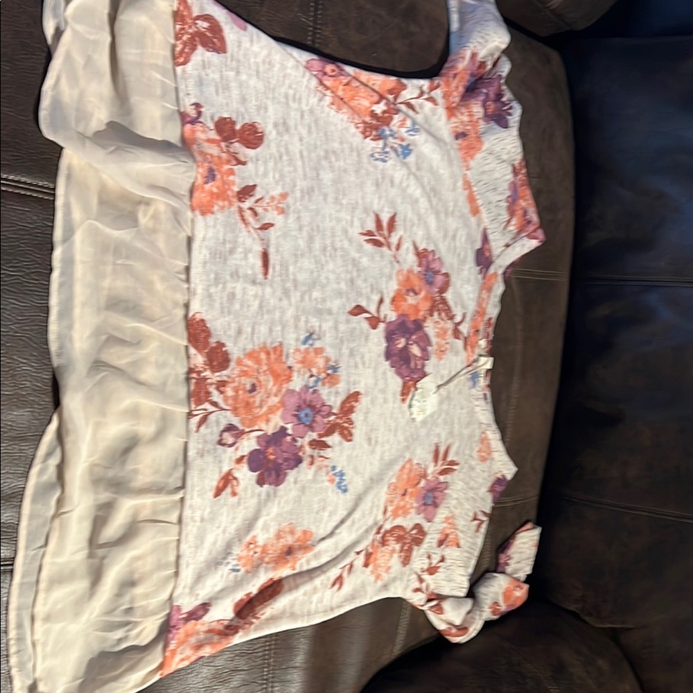 Living Doll Pink and Purple Long Sleeve Tee - Picture 7 of 7